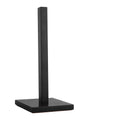 LUTAVOY Paper Towel Holder Kitchen Standing Paper Towel Roll Holder with Marble Base for Bathroom Kitchen Countertop(Matt Black,Black Base KZ50)
