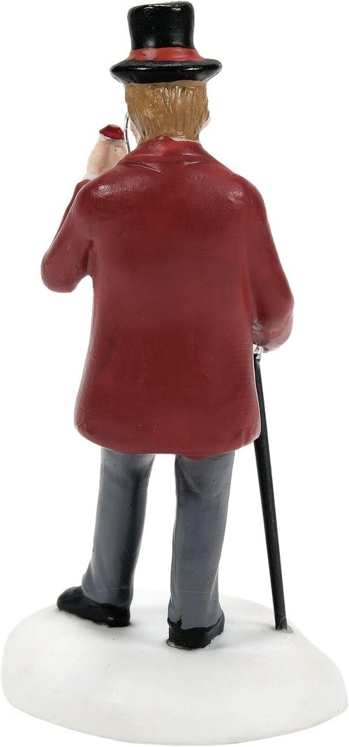 Department 56 | Dickens Village 40th Anniversary Figurine - Handcrafted Porcelain Mini Decor, 2.7 Inch