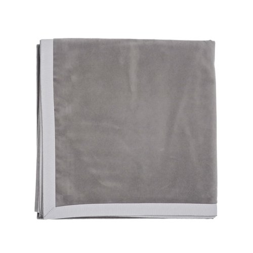 Baron Barclay Deluxe Suede Round Table Cover - 54" - Gray