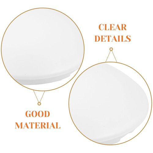 DOITOOL Ceiling Light Cover 10.61 x 3.34 Plastic Mount Ceiling Light Shade Modern Replacement Globes Lamp Shade for Lighting Fixtures