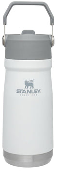 STANLEY IceFlow Flip Straw Water Bottle 17 oz | Built-In Straw for Travel and Sports | Lightweight and Leak Resistant | Insulated Stainless Steel | BPA-Free | Polar