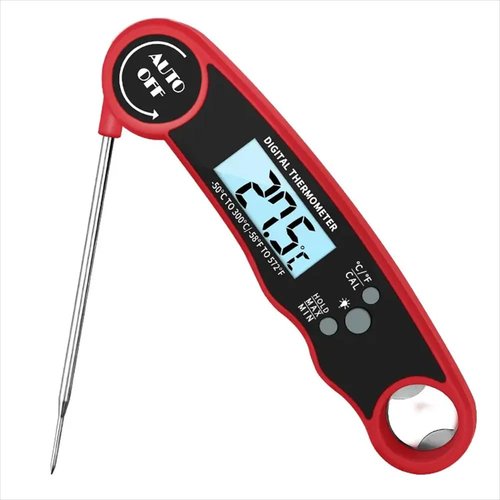 Digital Meat Thermometer - Instant Read Waterproof Design | Magnetic Probe & Backlit Display for Grill, BBQ, Cooking