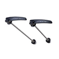 Zipp Speed Weaponry Tangente Quick Release Skewer Set: 100mm/130mm, Stainless Steel, Black With Silver Logo