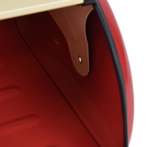 Metal Bread Box for Kitchen Countertop,Space Save Bread Boxes Large Capacity Bread Bin Holder Container with Roll Top Lid kitchen Storage Containers(9.1x13.0x5.7in) (red)
