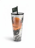 Starbucks Halloween 2025 Moth Moon Glow In The Dark Night Tumbler 24oz – Limited Edition Stainless Steel Cold Cup with Straw for Iced Beverages