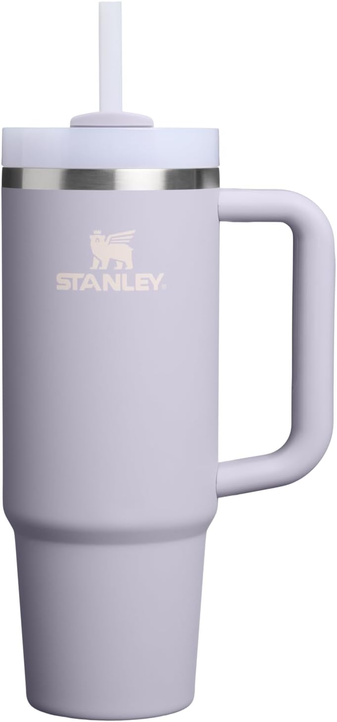 STANLEY Quencher H2.0 Tumbler - 30 oz Insulated Stainless Steel with Handle & Straw | BPA-Free | Purple Dust