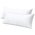 Artscope Synthetic Down Lumbar Pillow Insert, 14x36 Down Alternative Throw Pillow Insert. Ultra Soft Fluffy Sleeping Pillow with 100% Cotton Cover, Decorative Pillows Set of 2-White.