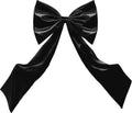 Coquette Large Satin Bow - 24 x 42 Inches | Giant Black Bow Ribbon for Room Decor & Party Backdrop
