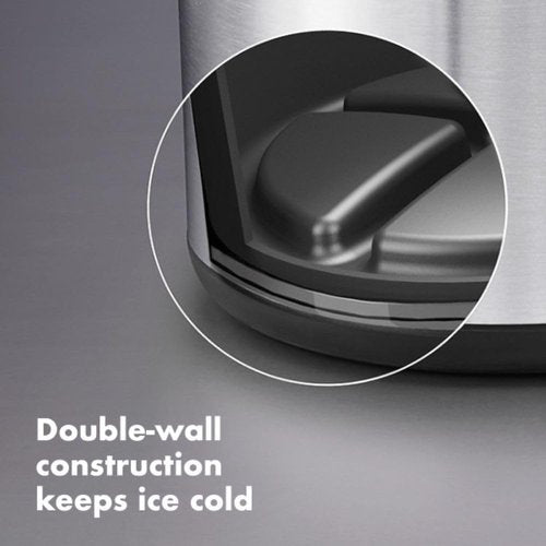 OXO 3107300 Steel Ice Bucket and Tongs Set