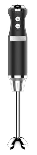 Westinghouse Hand Blender - 5-Speed Immersion Blender with Turbo Function, Stainless Steel Blades & Rod, 500W Power, Detachable Easy Clean Design, Best for Smoothies & Soups - Retro Appliance, Black