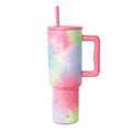 Simple Modern 40 oz Trek Tumbler with Handle and Straw Lid | Cup Holder Friendly Insulated Stainless Steel Travel Mug | Kaleidoscope