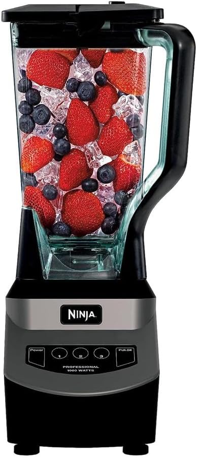 Ninja Blender - Smoothie Maker with Total Crushing™ Technology | Pro 1000W Power, XL 72oz Pitcher, Dishwasher Safe | Black