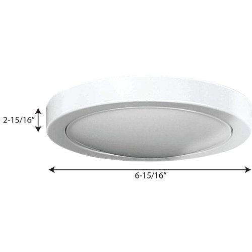 Progress Lighting Lindale Ceiling Fan Light Kit White 6.9 in