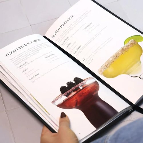 Bartesian 2026 Premium Cocktail Menu Book - Mixed Drinks Recipe Bartender Book with Pairings, Recommendations, Pictures & Recipes of Bartesian Cocktails - Mixology Bartending Book for Home Bar