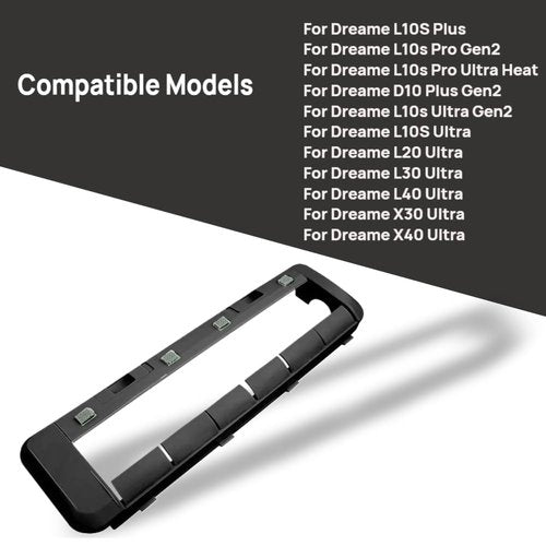 LEHANGOK Main Brush Cover，Compatible with Dreame X30 Ultra/X40 Ultra/L10s Ultra/L20 Ultra/L10s Pro Ultra/L10s Plus/L10s Pro Gen 2/D10s Plus/D10 Plus Gen 2/L10s Ultra Gen 2/L30 Ultra/L40 Ultra Sweeper