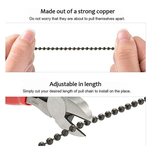 Ceiling Fan Switch Zing Ear ZE-268S6 Pull Chain Switch 3 Speed 4 Wire Pull Chain Switch Control Ceiling Fan Replacement Speed Control Switch, Bronze 1PCS