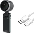 PlayHot Portable Handheld Turbo Fan - Compact Design with USB-C Cable | Sleek Black Finish