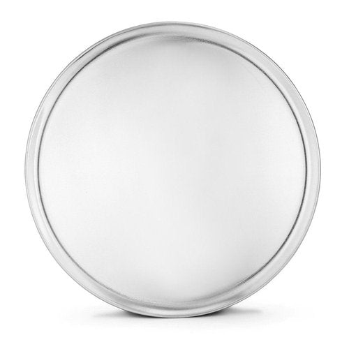 New Star Foodservice Restaurant-Grade Aluminum Pizza Pan, Baking Tray, Coupe Style, 18 Inch, Pack of 6