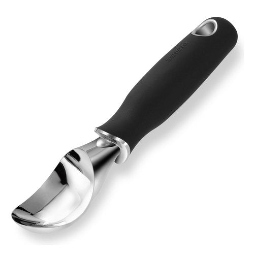 Beneno Heavy Duty Ice Cream Scoop - Upgraded Anti-Fracture Design, Comfortable Grip Long Handle, Effortless Scooping & Dishwasher Safe, Black