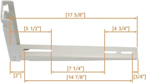 Mini Split Wall mounting Bracket，Outdoor Wall Mounting Bracket for Mini Split Heat Pump SystemAir Conditioner 7000-18000 Btu Condenser