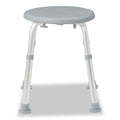 Medline Round Shower Stool, Gray