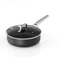 MsMk 3.0 Quart Nonstick Deep Frying with Lid, 9.5 Inch Titanium and Ceramic Nonstick Saute Pan with Lid, Stay Cool Handle, Induction Cookware, Oven & Dishwasher Safe, PFOA PFOS APEO Free