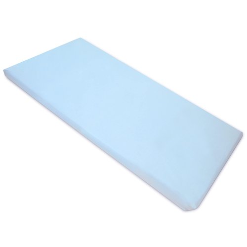 American Baby Company 2 Pack 100% Cotton Percale Fitted Nap Mat Sheet with Elastic Corners 24" x 48" x 4" - Soft & Breathable Rest Mat Sheet or Nap Mat Cover for Daycare & Preschool, Blue