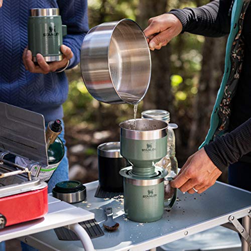 Stanley 1913 Classic Legendary Camp Travel Mug 0.35L - Keeps 1.5 Hours Hot - 3 Hours Cold - Dishwasher Safe - Stainless Steel Coffee Cup - BPA-Free - Matte Black