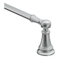 Moen YB8418CH Weymouth 18-Inch Single Towel Bar, Chrome