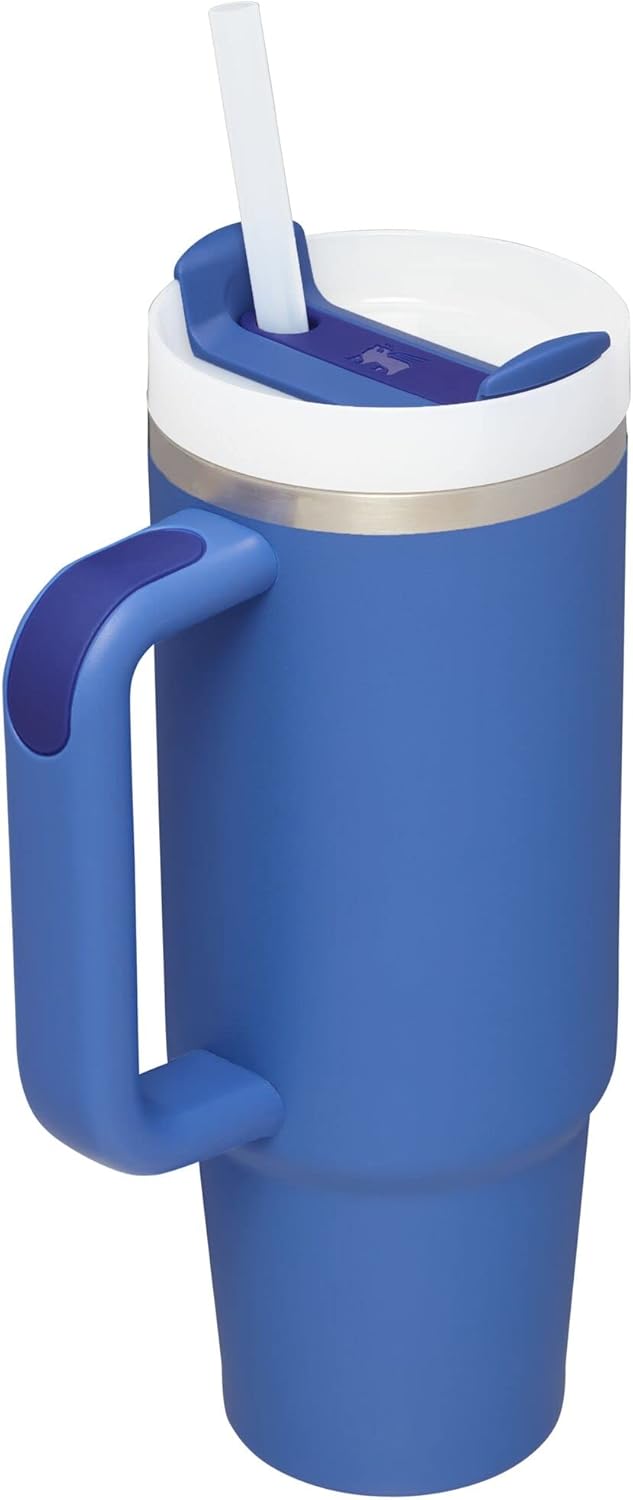 STANLEY Quencher H2.0 Tumbler - 30 oz Insulated Stainless Steel Cup with Straw & Flowstate Lid | BPA-Free | Iris