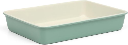 Martha Stewart Gallen Nonstick Carbon Steel Baking Pan - 13 x 9 Inch, Teal Bakeware for Easy Release