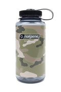 Nalgene 348822 Wide Mouth 32oz Clear - Camo Gray/Black