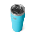 YETI Rambler Stackable Pint, Vacuum Insulated, Stainless Steel with MagSlider Lid, Reef Blue