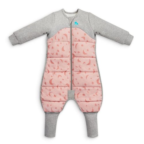 Love To Dream Warm Baby Sleep Suit - Super Soft Temp Regulating Sleeping Sack | 6-12 Mo, Pink, 2.5TOG