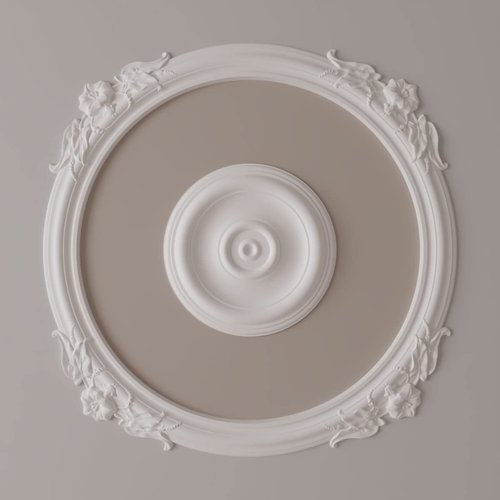 28 3/4"OD x 23 5/8"ID x 2 5/8"W x 7/8"P Flower Ceiling Ring Kit