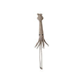 Creative Co-Op Handmade Wool Felt Squid Wall Hanging, Grey and Black