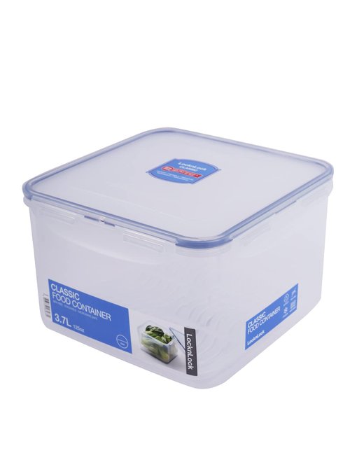 LOCK & LOCK Square Food Container, Tall, 15.4-Cup, 125-Fluid Ounces