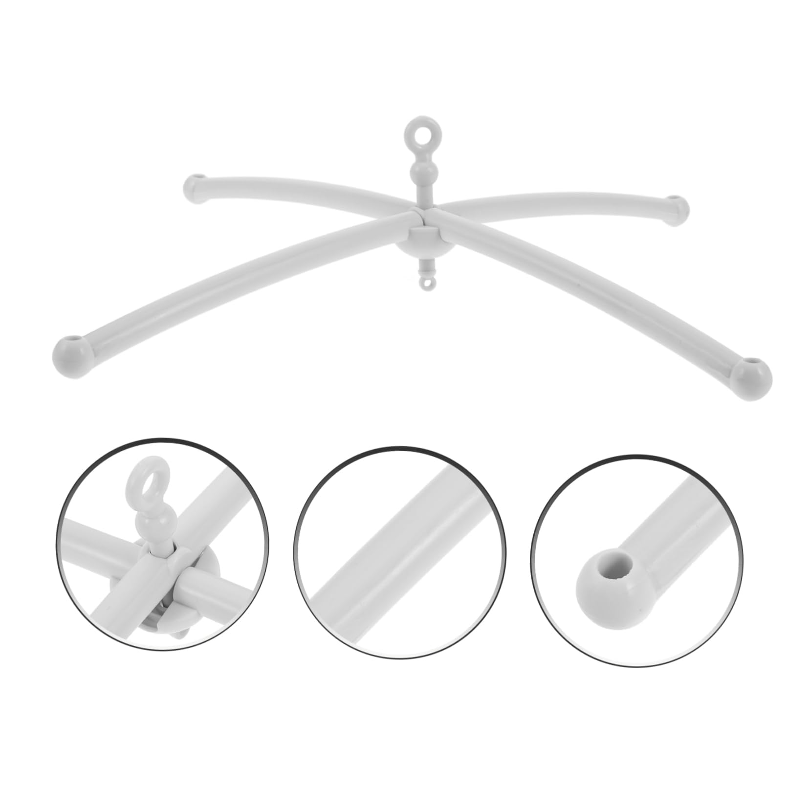 CIYODO Baby Crib Mobile Arm and Bed Bell Holder for Bassinet Toys Hanging Rack DIY Music Toy Decoration for Nursery