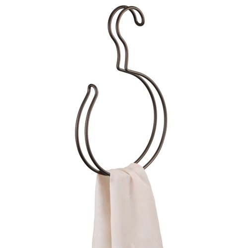 iDesign Classico Over the Rod, Closet Accessory Organizer for Scarves, Pashminas, Handbags - Loop, Bronze