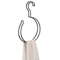 iDesign Classico Over the Rod, Closet Accessory Organizer for Scarves, Pashminas, Handbags - Loop, Bronze