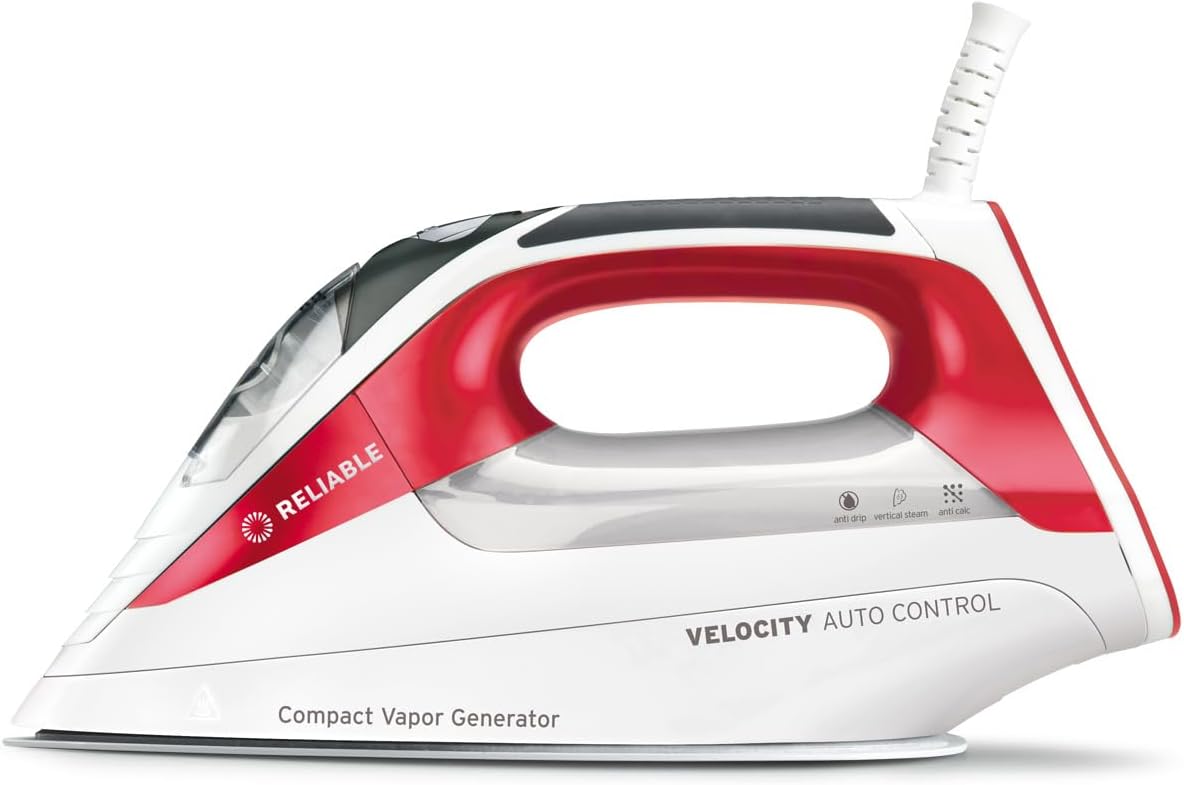 Reliable Velocity 270IR Steam Iron - Compact Vapor Generator with Sensor Technology & 8 Heat Settings