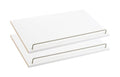 ClosetMaid SuiteSymphony Wood Shoe Shelves Set, Add On Accessory, Angled, Shoe Fence, for 25 in. Units, Pure White/Satin Nickel