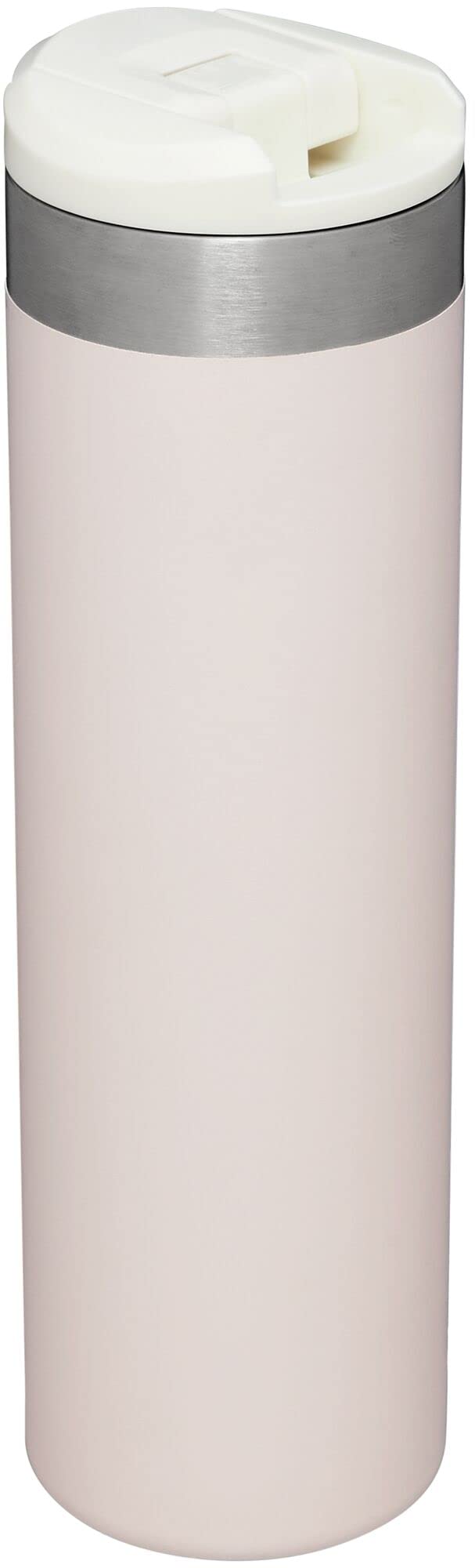Stanley AeroLight Transit Bottle 20 oz | Locking Drink Through Lid | Leak Resistant Water Bottle or Coffee Travel Mug | Lightweight Insulated Stainless Steel | BPA-Free | Rose Quartz Glimmer
