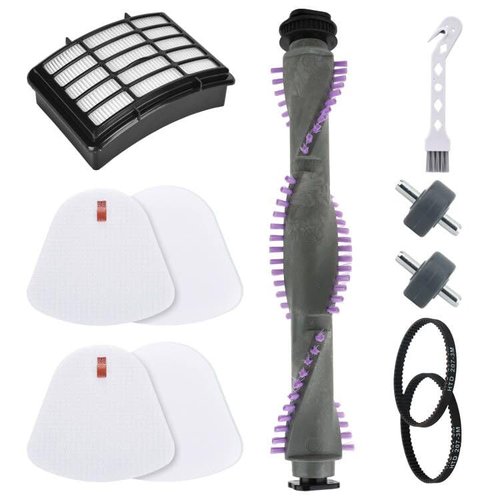 Erinice Filter Brush Roller Kit for Shark Navigator Lift Away Vacuum NV350 NV351 NV352 NV355 NV356 NV356E NV357 NV358 NV360 UV440 Replacement Parts, 1 HEPA Filter + 2 Foam & Felt Filter + Brush Roller