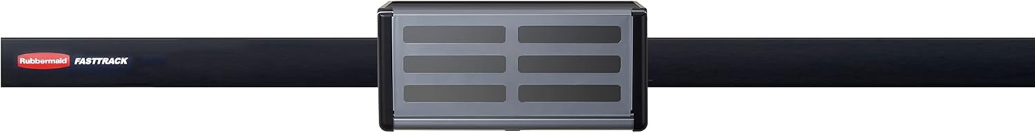 Rubbermaid FastTrack Rail Access Bin - Versatile Garage Organizer for Sports & Gardening Supplies | Durable Storage Solution