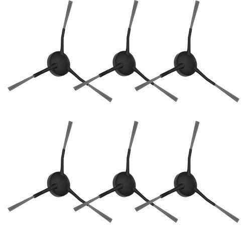 ZXHUANGOH Side Brush for iHome Nova S1 Pro, iHRVS1PRO-3BLK, iHRVS1-3BLKS, iHRV9-BLKS Robotic Vacuum Cleaner Replacement Parts - 6 Pack