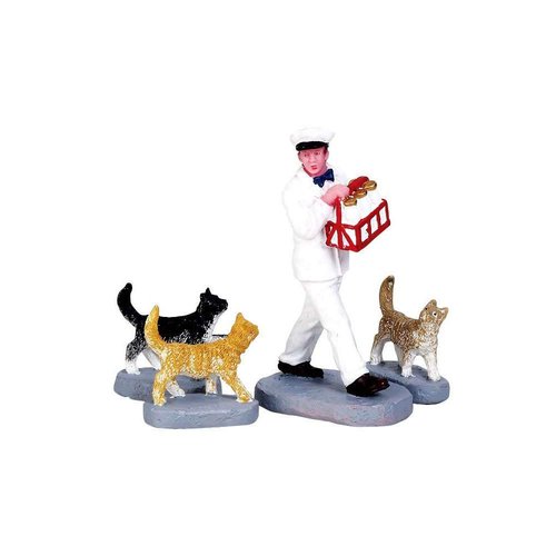 Lemax Village Collection, Merry Milkman, Set of 4 #72511