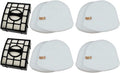 Dttery ZU561 UV730 Filters - Replacement for Shark ZU560, ZU660, UV650 Vacuums | 4 Foam, 4 Felt, 2 HEPA