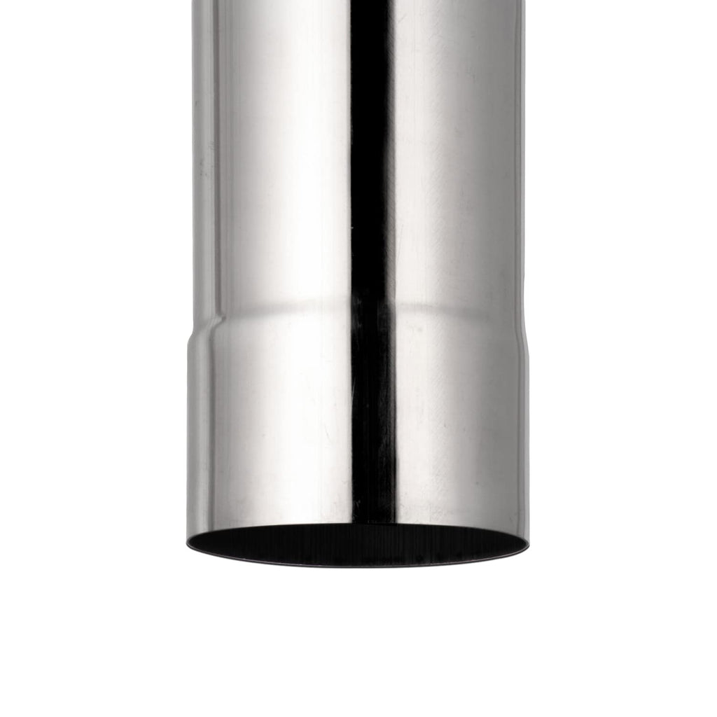 SoloWilder Wood Stove Pipe 2.36inch Thickened Straight Chimney Flue for Camping Stove Exhaust Lengthen 32cm/12.6inch