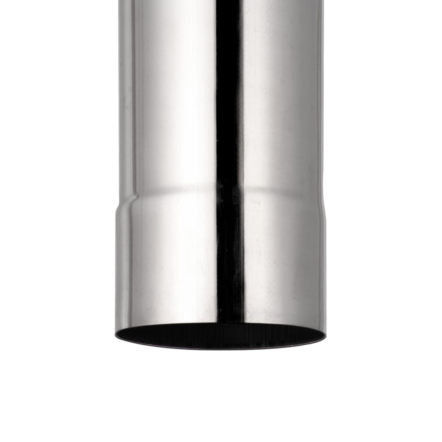 SoloWilder Wood Stove Pipe 2.36inch Thickened Straight Chimney Flue for Camping Stove Exhaust Lengthen 32cm/12.6inch